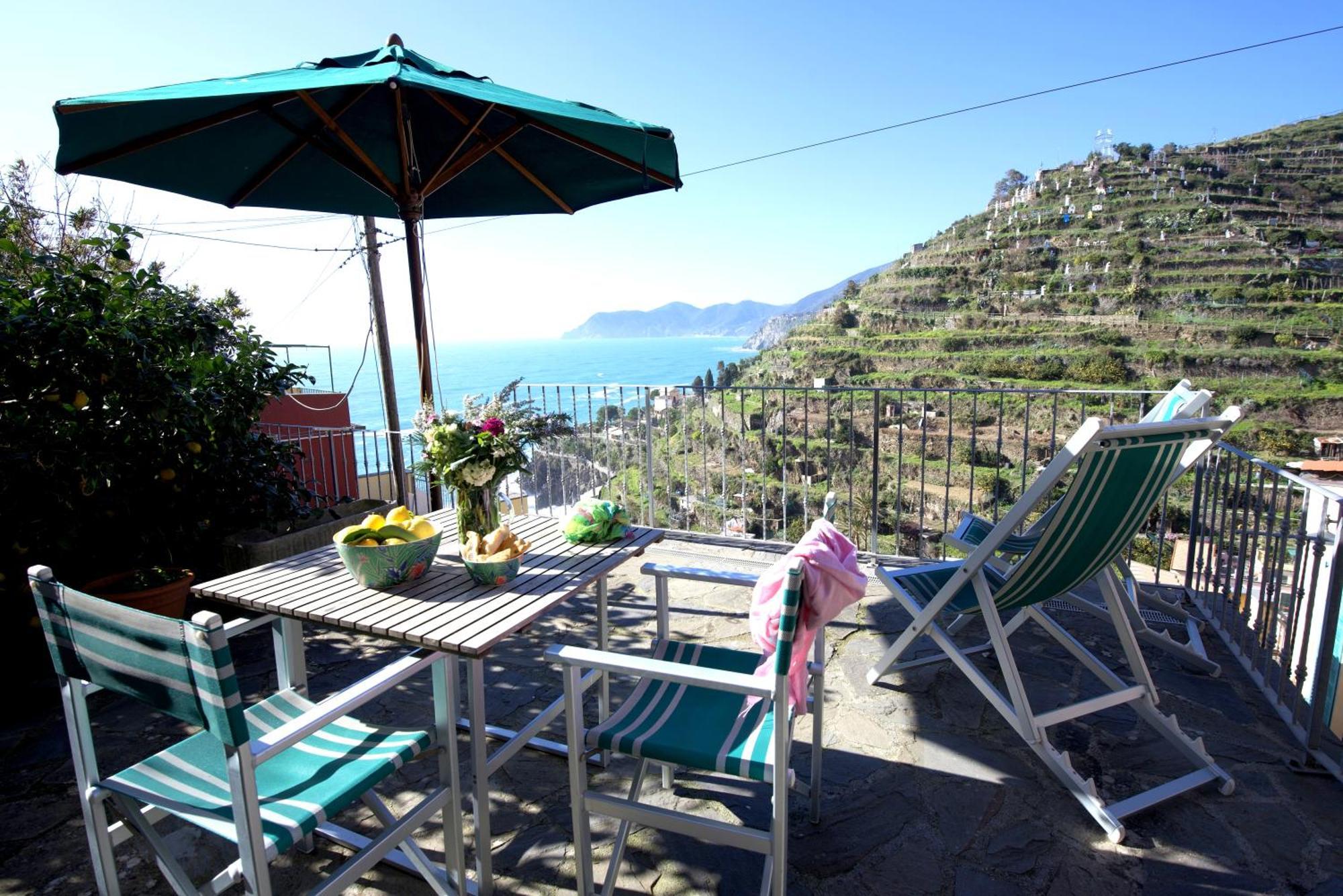 Aria Di Mare, Manarola - Camere Con Vista Mare! 외부 사진
